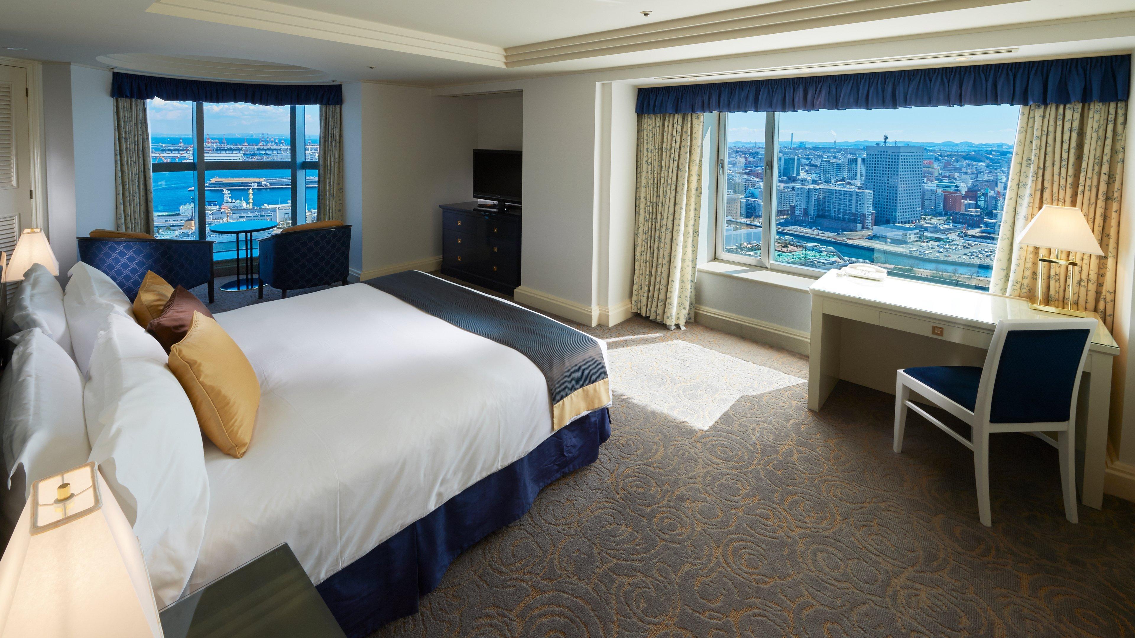 Hotel Intercontinental Yokohama Grand By Ihg Esterno foto A bedroom at the hotel